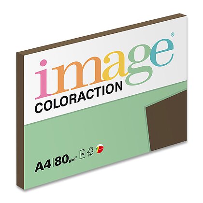 Obrázek produktu Image Coloraction - barevný papír - A4, 100 listů, hnědý