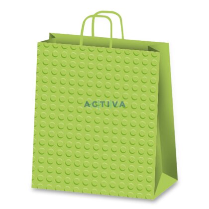 Obrázok produktu Sadoch Dots - darčeková taška - 160 x 80 x 210 mm, veľ. XS, zelená