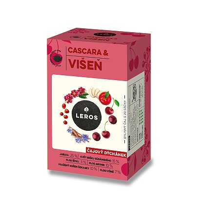 Product image Leros Čajový Dýchánek - bylinný čaj - Višeň & Cascara