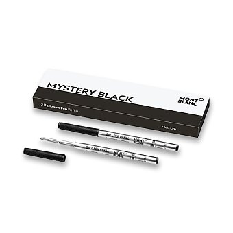 Obrázek produktu Náplň Montblanc do kuličkové tužky - M, 2 ks, Mystery Black