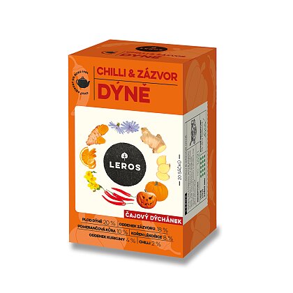 Product image Leros Čajový Dýchánek - bylinný čaj - Chilli & Zázvor