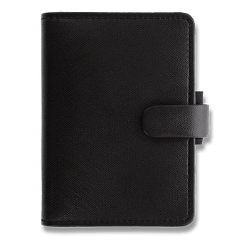 Obrázek produktu Mini diář Filofax Saffiano A8 - černý, modular