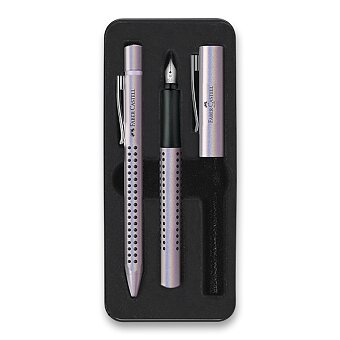 Obrázek produktu Sada Faber-Castell Grip Edition Glam - plnicí pero a kuličkové pero, výběr barev