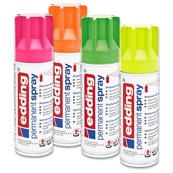 Obrázek produktu Akrylový sprej edding 5200 - 200 ml, výběr neonových barev