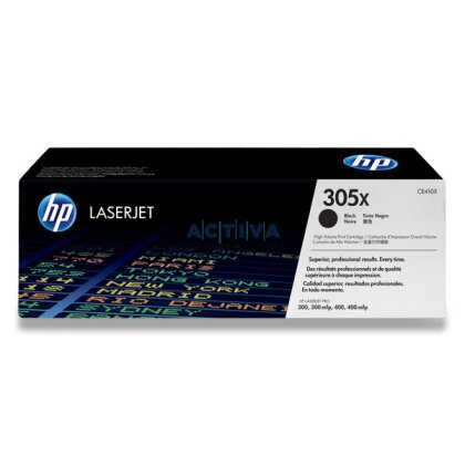 Obrázek produktu HP - toner č. 305X, CE410X, black (černá) pro laserové tiskárny