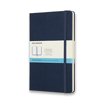 Obrázek produktu Zápisník Moleskine - tvrdé dosky - L, bodkovaný, modrý