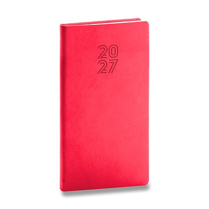 Product image Presco Aprint 2027 - kapesní diář - týdenní, červený