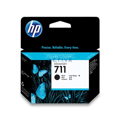 Obrázek produktu HP - cartridge CZ133A, black (černá) č. 711 pro inkoustové tiskárny
