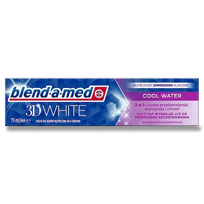 Obrázek produktu Blend-a-med 3D White Cool Water - zubní pasta - 75 ml