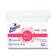 Linteo Natural - vatové tyčinky - 160 ks