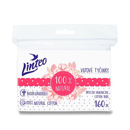 Product image Linteo Natural - cotton buds - 160 pcs