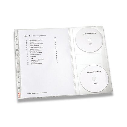 Obrázek produktu Leitz Combo - závěsná kapsa na CD - A4, 5 ks