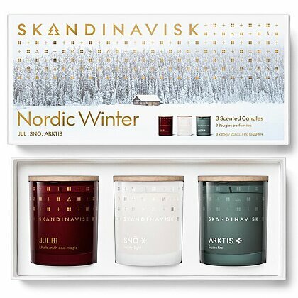 Obrázok produktu Skandinavisk NORDIC WINTER - darčekový set vonných sviečok - 3 x 65 g