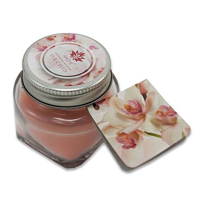 Obrázek produktu Arôme - vonná svíčka ve skle + přání - Floral collection, 28 g