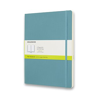 Obrázek produktu Zápisník Moleskine -  měkké desky - XL, čistý, tyrkysový