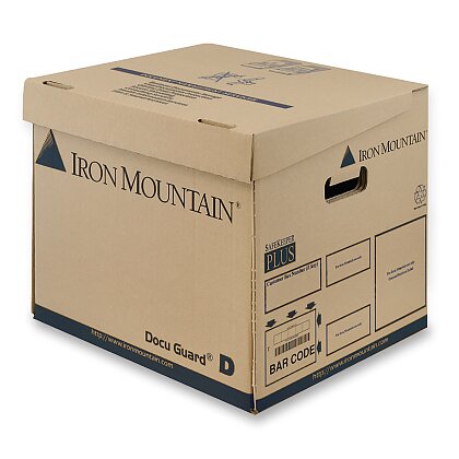 Obrázek produktu Iron Mountain DG/D - archivační krabice na pořadače, 360 x 305 x 305 mm, hnědá