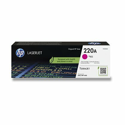 Obrázok produktu HP - toner č. 220A, W2203A, magenta (červený), 1,8K pre laserové tlačiarne
