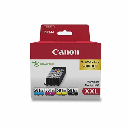 Obrázok produktu Canon - cartridge CLI-581 XXL, CMYK pre atramentové tlačiarne