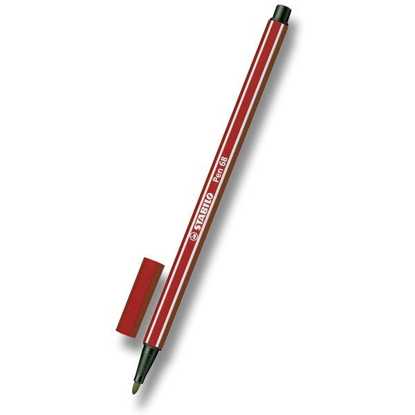 Fix Stabilo Pen 68 tmavě červený