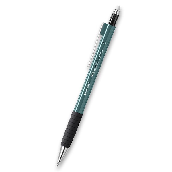 Mechanická tužka Faber-Castell Grip 1347 0,7 mm, výběr barev zelená
