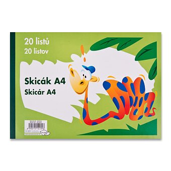 Obrázek produktu Skicák A4 - 140 g, 20 listů