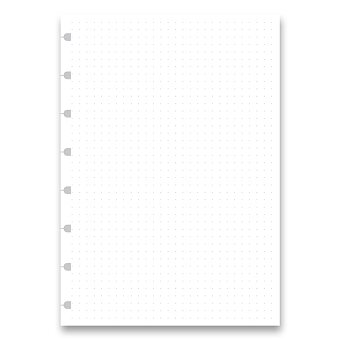 Obrázek produktu Náhradné listy, bodkované - náplň A5 zápisníkov Filofax Notebook