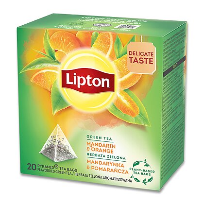 Obrázek produktu Lipton Mandarin  - zelený čaj - mandarinka a pomeranč pyramida
