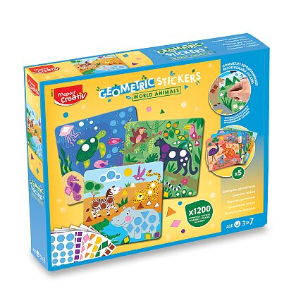 Obrázok produktu Maped Creativ Geometric Stickers - kreatívna sada - World Animals