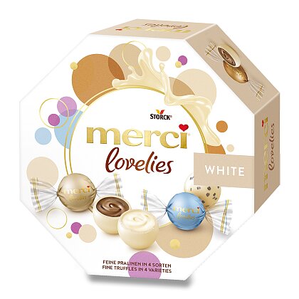 Product image Merci Lovelies White - chocolate pralines - 185 g
