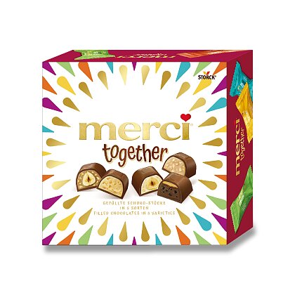 Obrázek produktu čokoládové pralinky Merci Together, 175 g
