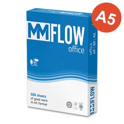 Levně MM Flow Office - xerografický papír - A5, 80 g, 10 x 500 listů