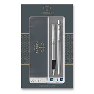 Parker Jotter Stainless Steel CT - sada plniace pero a guľôčkové pero