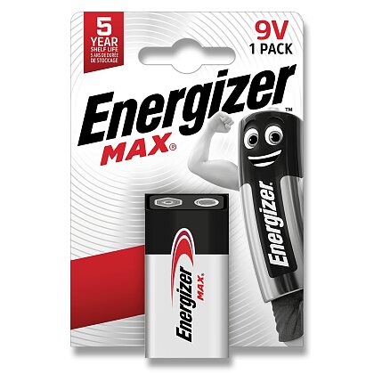 Obrázek produktu Energizer Max - alkalická baterie - 9V, 1 ks