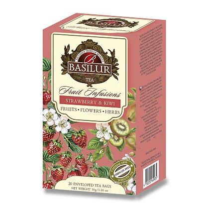 Product image Basilur Fruity Fusions - fruit tea without hibiscus - strawberries and kiwi
