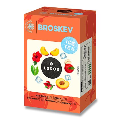 Product image Leros Čajový dýchánek Broskev - ovocný ledový čaj - 20 ks