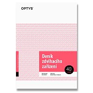 Optys - Deník zdvihacího zařízení