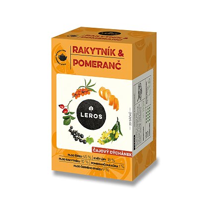 Product image Leros Tea Party - herbal tea - Sea buckthorn & orange