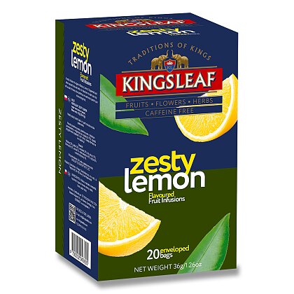 Obrázok produktu Kingsleaf - ovocný čaj - citrón - 20 ks
