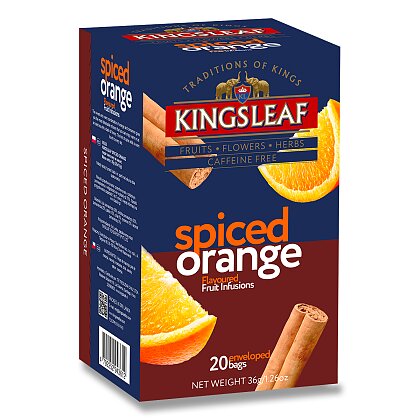 Obrázok produktu Kingsleaf - ovocný čaj - pomaranč so škoricou - 20 ks