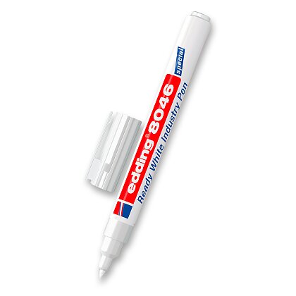Obrázok produktu Edding Ready White 8046 - permanentný popisovač - biely