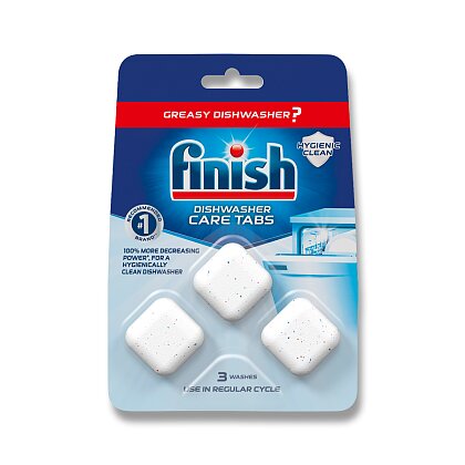 Obrázek produktu Finish Dishwasher Care Tabs - čistič myčky - 3 tablety