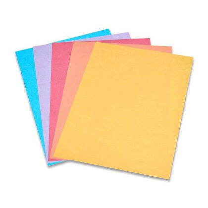 Obrázek produktu Duha - barevné papíry - A3, 5 barev, 80 g, 100 listů