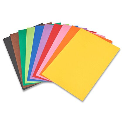 Obrázek produktu Duha - barevné papíry - A3, 10 barev, 180 g, 100 listů