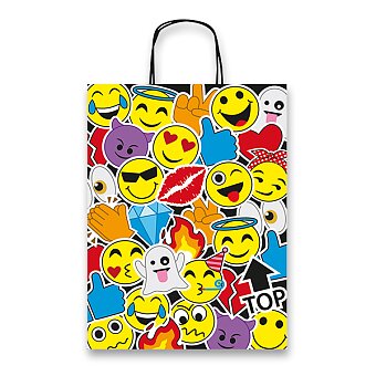 Obrázek produktu Dárková taška Emoji - různé rozměry