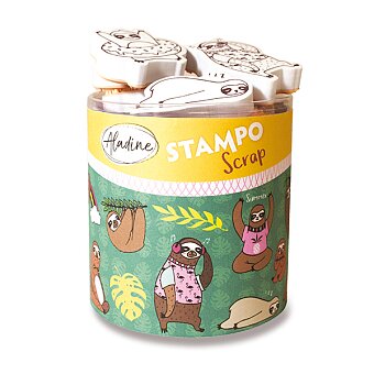 Obrázek produktu Razítka Stampo Scrap - Lenochodi, 22 ks