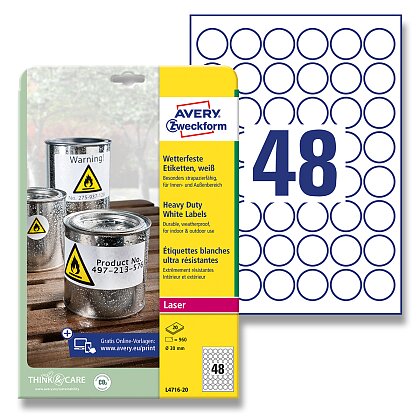 Product image Avery Zweckform - PET labels