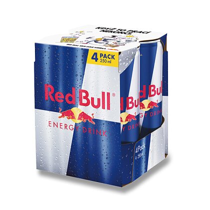Obrázek produktu Red Bull - energetický nápoj - 4 x 250 ml