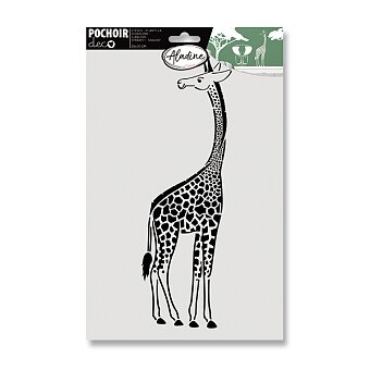Obrázek produktu Plastová šablona AladinE - Žirafa - 20 x 30 cm