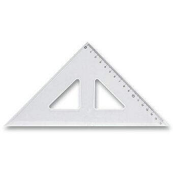 Obrázek produktu Trojúhelník s ryskou - 16 cm