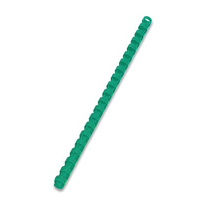 Obrázek produktu Plastový hřbet pro kroužkový vazač - průměr 14 mm, 100 ks, zelený